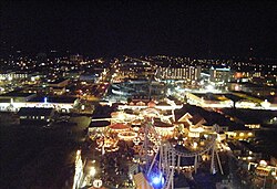 View of Wildwood from Morey's Piers' چرخ و فلک on Mariner's Landing Pier