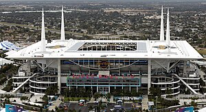 Das Hard Rock Stadium im Januar 2020 beim Super Bowl LIV