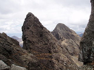 Am Basteir 934m high mountain in Scotland