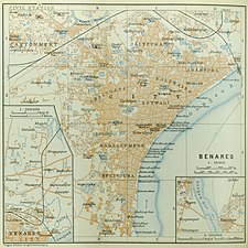 Map of the city, c. 1914