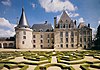 Il castello con il giardino alla francese