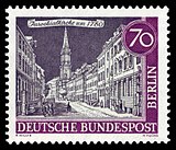 Berlin commemorative stamp of 1962