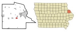 Location in the State of Iowa