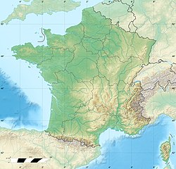 コンピエーニュの森の位置を示した地図