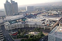 Aerial view of Glorietta in Ayala Center (2008) Glorietta complex.jpg