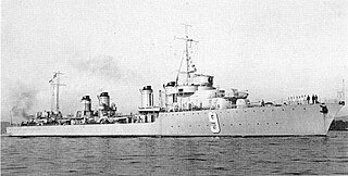 French destroyer <i>Kersaint</i> (1931) French Vauquelin-class destroyer