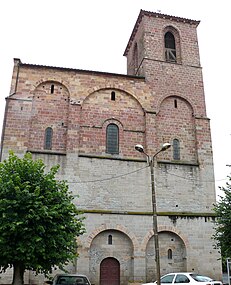 La façade occidentale et le clocher .