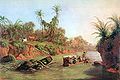 Incident on the Chagres River (Nahl, 1850), Bancroft Library