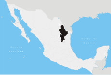 Map of Nuevo León within Mexico Image: Yavidaxiu.