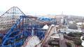 A view over the park, taken from the lift hill of the Pepsi Max