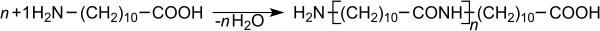 Polykondensation von 11-Aminoundecansäure