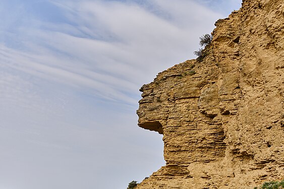 Rock in Shamakhi District. Photograph: AlexFirstov