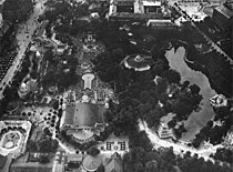 Aerial photography, taken from Eduard Spelterini's balloon on 22 June 1922