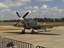 Spitfire Mk XVI, October 2011 Supermarine Spitfire Mark XVI (16) (Temora).jpg