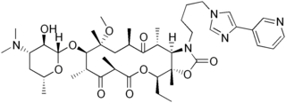 <span class="mw-page-title-main">Ketolide</span>