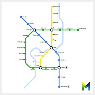 <span class="mw-page-title-main">Vilnius Metro</span> Proposed transit system in Vilnius, Lithuania