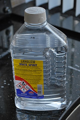 <span class="mw-page-title-main">White spirit</span> Petroleum-derived clear, transparent liquid