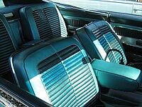 Front and rear armrests in a 1965 Marlin interior