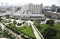 Image 42Jackson Memorial Hospital in Miami, the primary teaching hospital of the University of Miami's Miller School of Medicine and the largest hospital in the United States with 1,547 beds (from Health care)