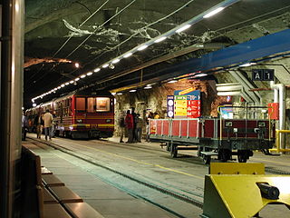 <span class="mw-page-title-main">Jungfraujoch railway station</span> Railway station in Switzerland