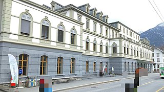 <span class="mw-page-title-main">Brig railway station</span> Railway station in Brig, Switzerland