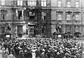 Kundgebung der SPD vor den Rossebändigern, 1919