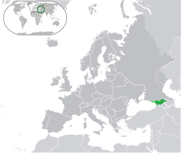 Georgia - Localizzazione