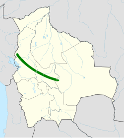 Distribución geográfica del tororoí carirrufo.