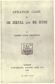 Заглавна страница на първото издание, Лондон (1886)