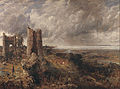 [en→ar]Hadleigh Castle, The Mouth of the Thames—Morning after a Stormy Night, by جون كونستابل, 1829