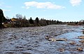 Kalajoki gezien vanaf de brug de Saarisilta