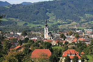 Blick auf Kirchdorf Richtung Westen