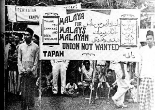 <span class="mw-page-title-main">Early Malay nationalism</span>