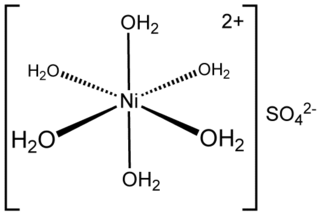 <span class="mw-page-title-main">Nickel(II) sulfate</span> Chemical compound