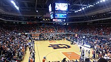 Neville Arena (then Auburn Arena) before the Auburn-UAB men's basketball game on November 13, 2015.