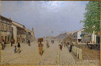 Port Adriana à Ravenne (1875), Rome, galerie nationale d'Art moderne et contemporain.