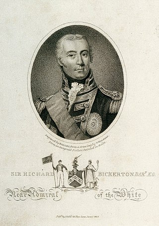 <span class="mw-page-title-main">Sir Richard Bickerton, 2nd Baronet</span> British admiral (1759–1832)