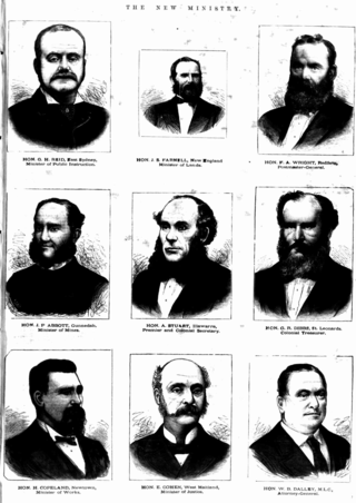 <span class="mw-page-title-main">Stuart ministry</span> New South Wales government ministry led by Alexander Stuart