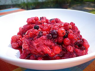 <span class="mw-page-title-main">Summer pudding</span> English dessert