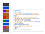 Colorblind-friendly palatte and example showing implementation