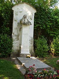 Brahms' grave in the Vienna Central Cemetery (1903)