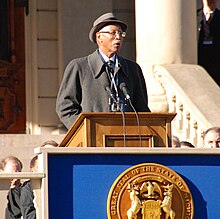 Bing speaking at the 2011 inauguration of Governor Rick Snyder 2011 Michigan Gubernatorial Inauguration 061 N (5313169573) (1).jpg