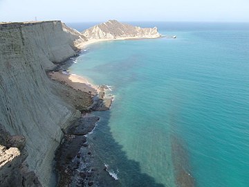 Astola-eiland aan die kus van Beloetsjistan in Pakistan.