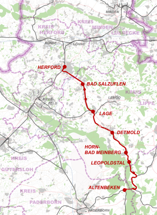 <span class="mw-page-title-main">Herford–Himmighausen railway</span>