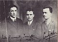 Radu Boureanu, Zaharia Stancu și Constantin Goran, București, 1926