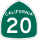 State Route 20 Business marker