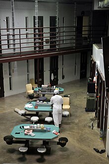 Common area at the Guantanamo Bay detention camp Camp 6 common area, Guantanamo -a.jpg