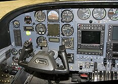 Cessna 421C Golden Eagle, typical pilot's instrumentation