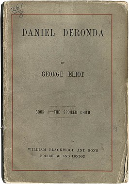 Kaft van de eerste aflevering van Daniel Deronda