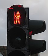 „Ampelsoldat“ in Fredericia (Dänemark)